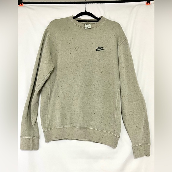 Nike Men's Speckled Tan Crewneck Sweater size small - Picture 1 of 8